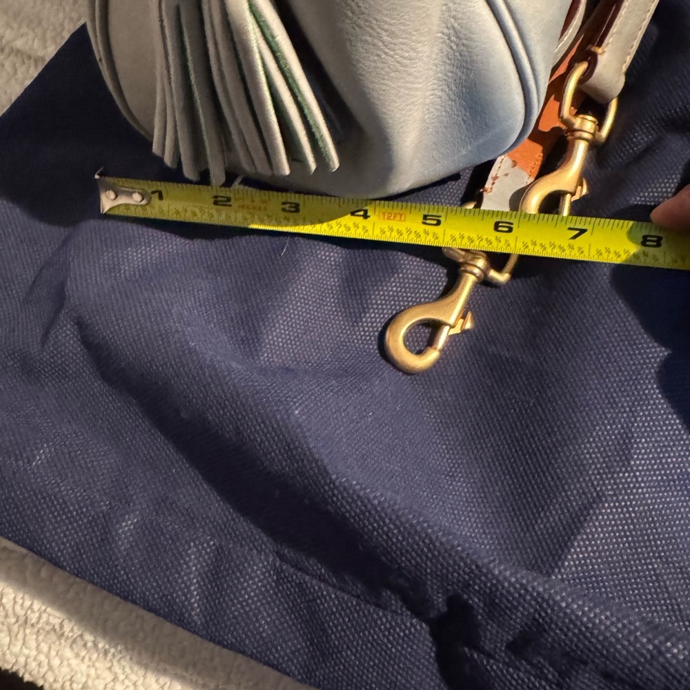 Dooney & Bourke Florentine Satchel  Light bluish color - Picture 10 of 10